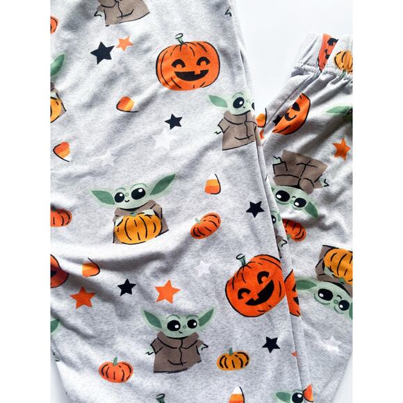 Star Wars Slumber Munki Munki Yoda Halloween Sleep Pajama Pants Size Small - Picture 2 of 4